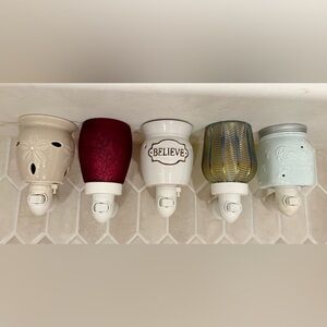 Scentsy Mini Warmer Lot of 5